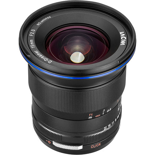 LAOWA VENUS OPTICS 15mm f/2 FE ZERO-D WIDE ANGLE LENS FULL FRAME FOR SONY E MOUNT