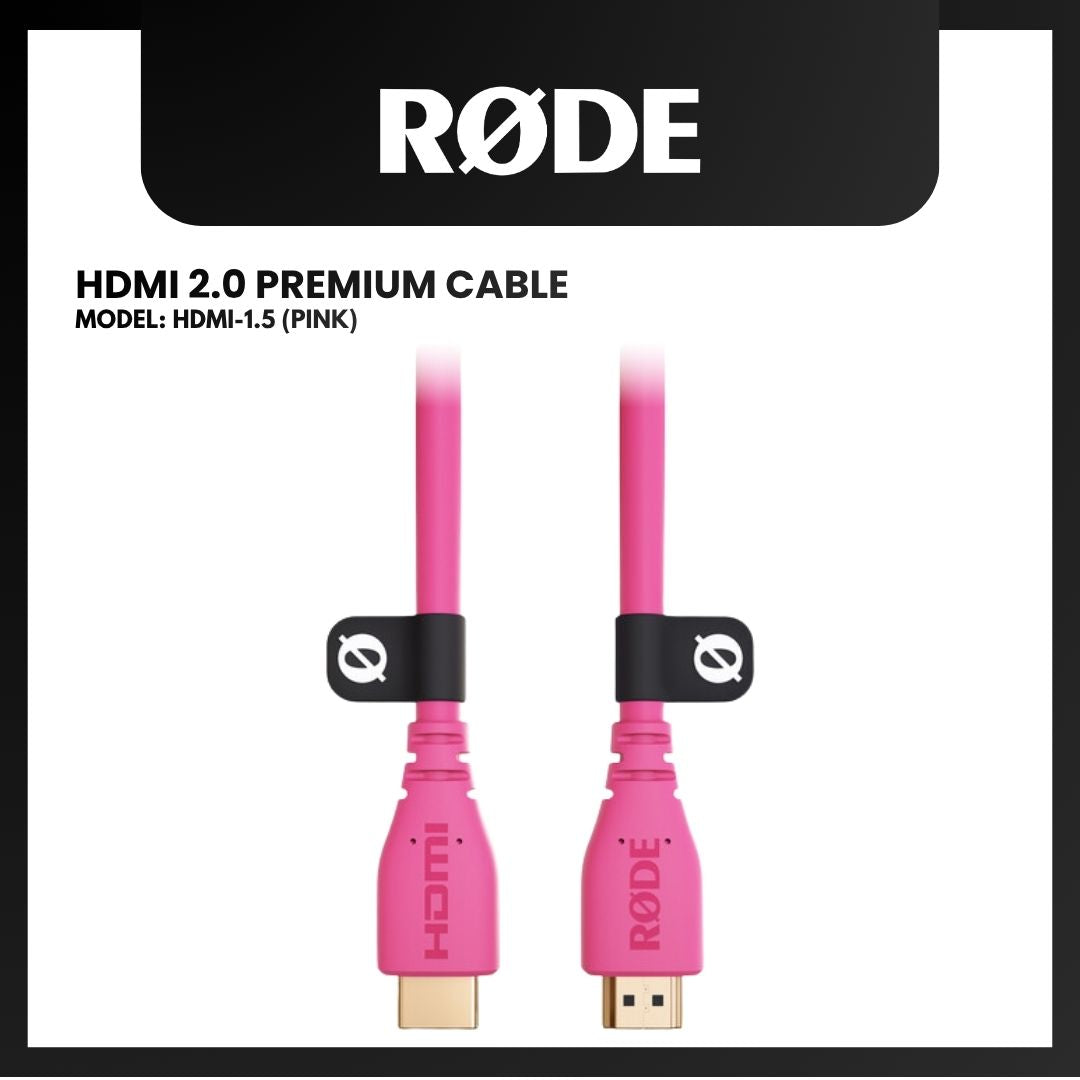 RODE HDMI 2.0 PREMIUM HDMI CABLE ACCESSORIES