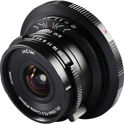 LAOWA VENUS OPTICS 15mm f/5 COOKIE WIDE ANGLE LENS (BLACK) FOR CANNON RF MOUNT