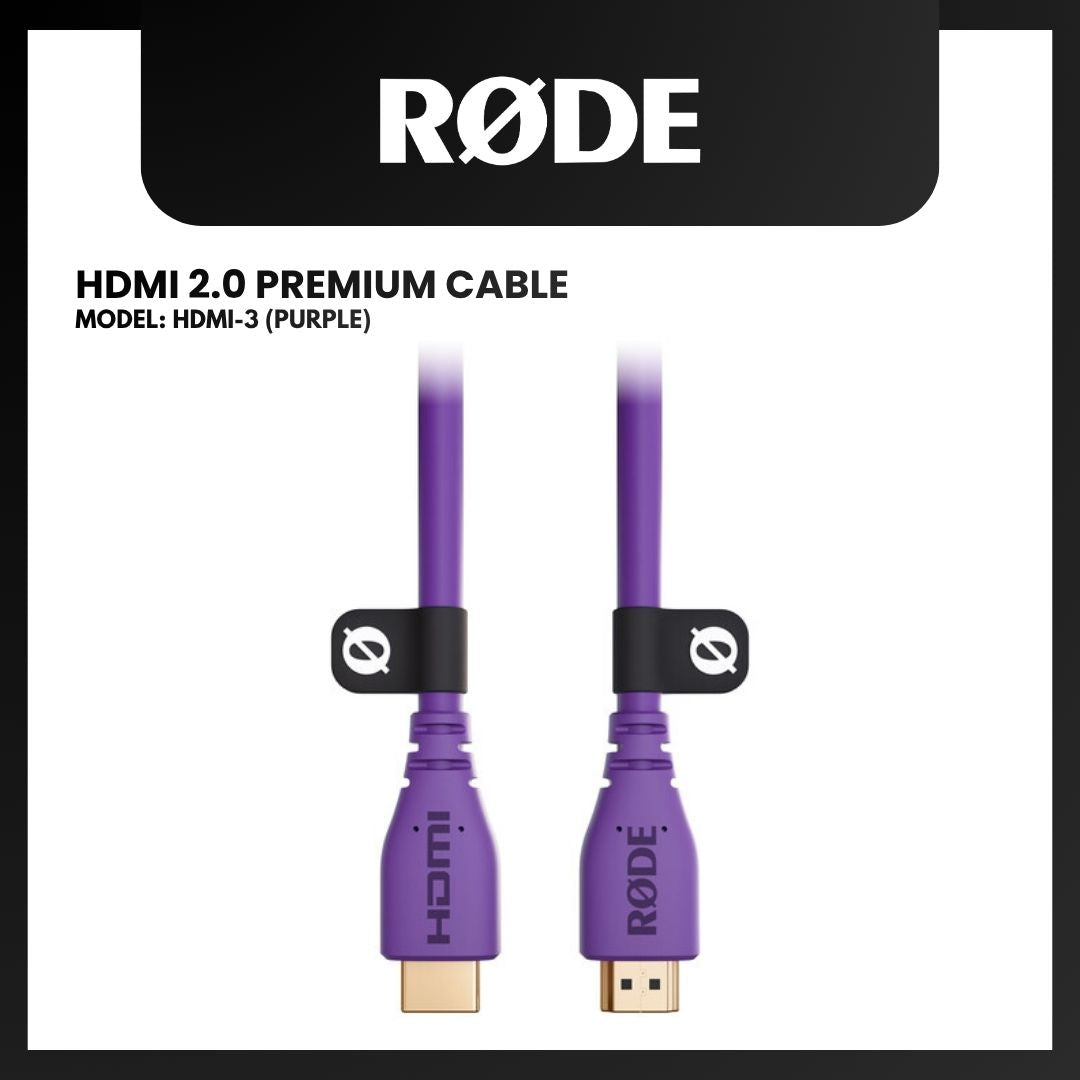 RODE HDMI 2.0 PREMIUM HDMI CABLE ACCESSORIES