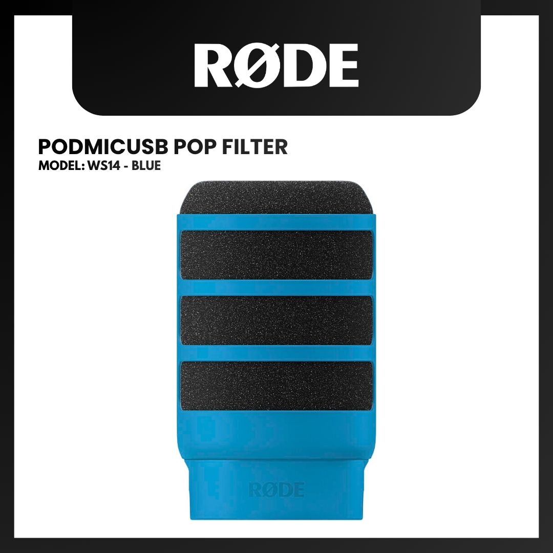 RODE WS14 PODMICUSB POP FILTER PACKAGED