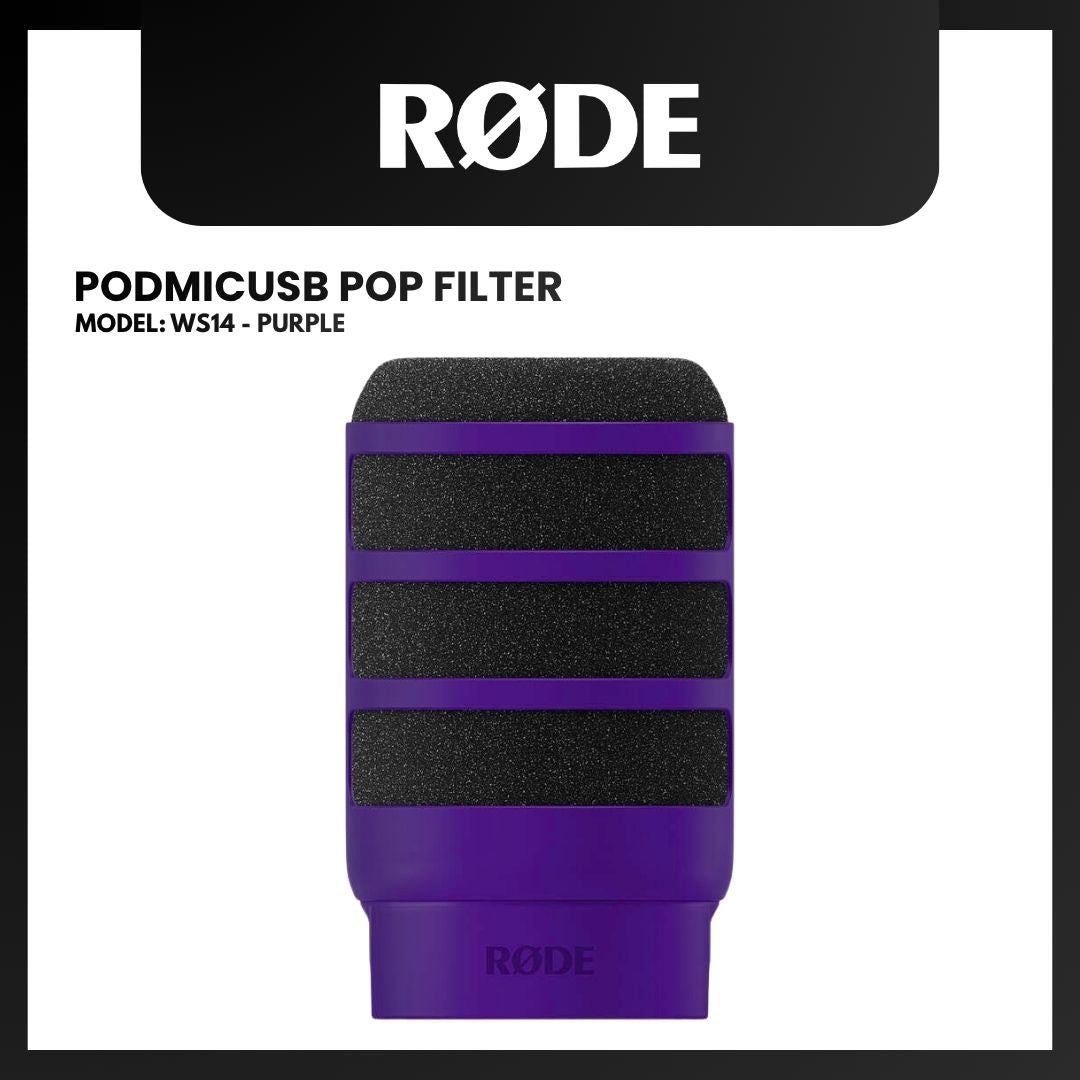 RODE WS14 PODMICUSB POP FILTER PACKAGED
