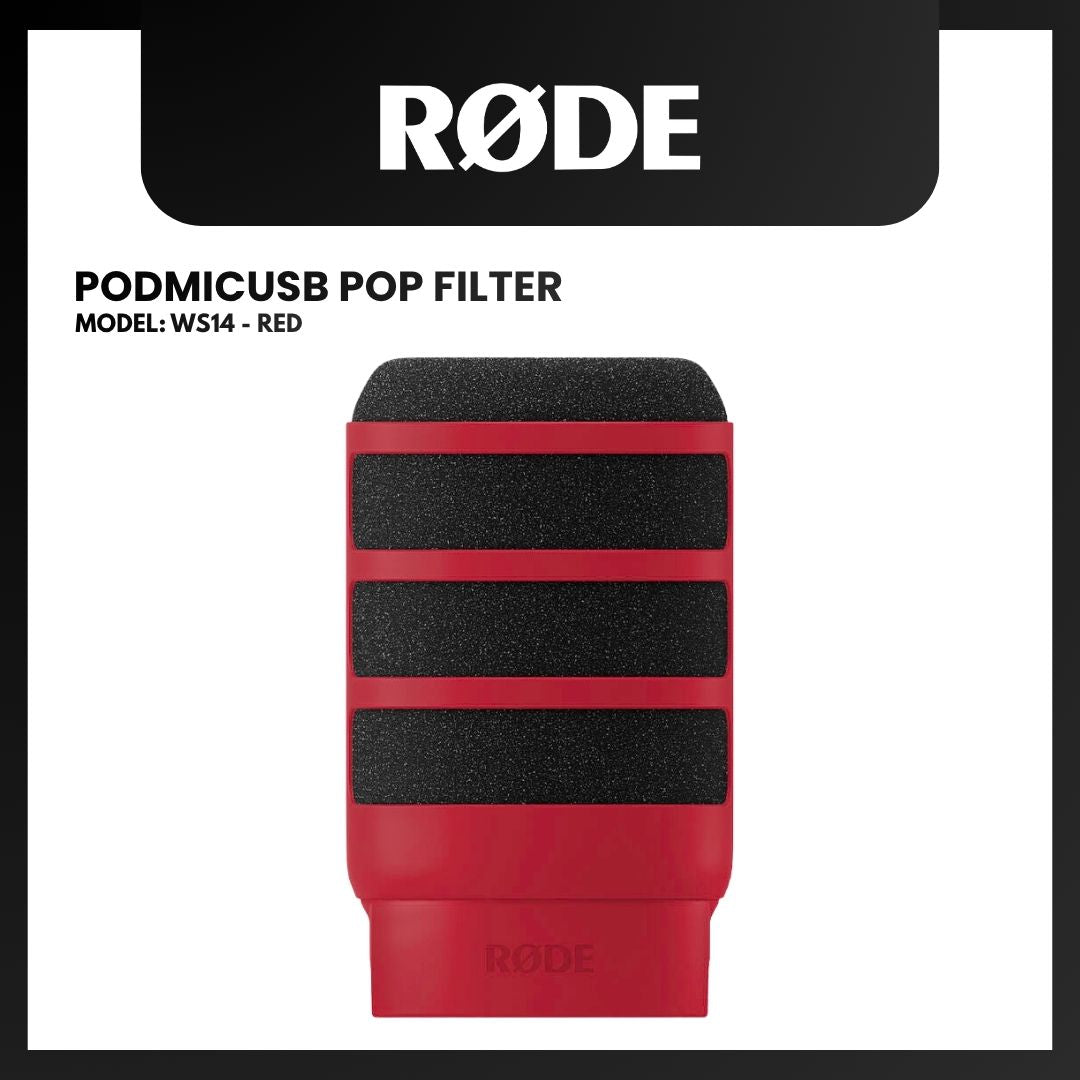 RODE WS14 PODMICUSB POP FILTER PACKAGED