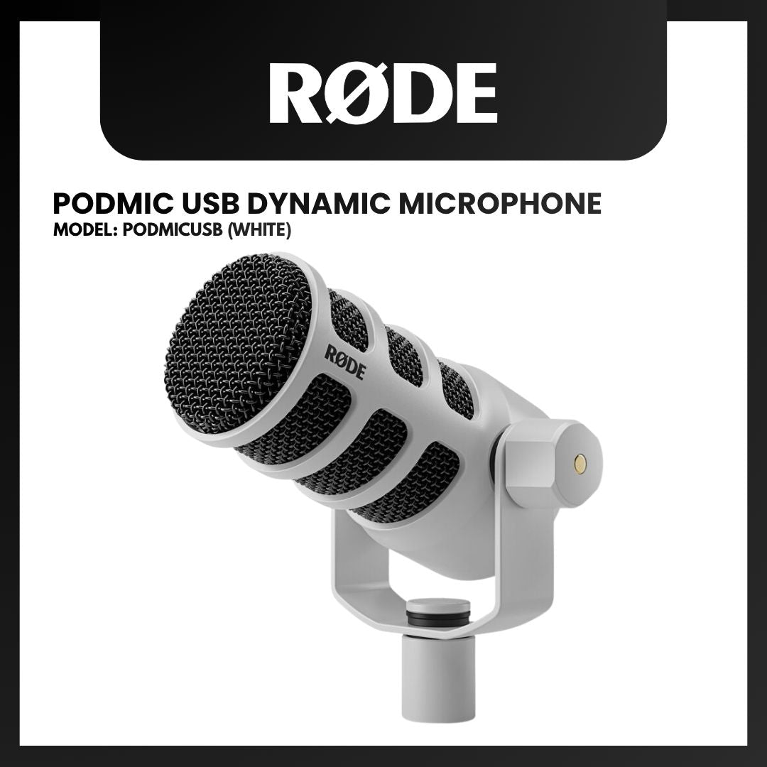 RODE PODMIC USB DYNAMIC BROADCAST MICROPHONE