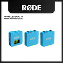 RODE WIRELESS GO III COMPACT WIRELESS MICROPHONE SYSTEM