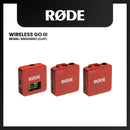 RODE WIRELESS GO III COMPACT WIRELESS MICROPHONE SYSTEM
