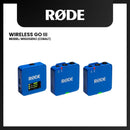 RODE WIRELESS GO III COMPACT WIRELESS MICROPHONE SYSTEM