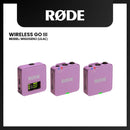 RODE WIRELESS GO III COMPACT WIRELESS MICROPHONE SYSTEM