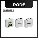 RODE WIRELESS GO III COMPACT WIRELESS MICROPHONE SYSTEM