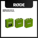 RODE WIRELESS GO III COMPACT WIRELESS MICROPHONE SYSTEM