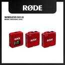 RODE WIRELESS GO III COMPACT WIRELESS MICROPHONE SYSTEM
