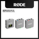 RODE WIRELESS GO III COMPACT WIRELESS MICROPHONE SYSTEM