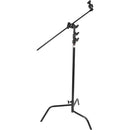 MATTHEWS 40" C-STAND W/SLIDING LEG, GRIP HEAD & ARM - CHROME