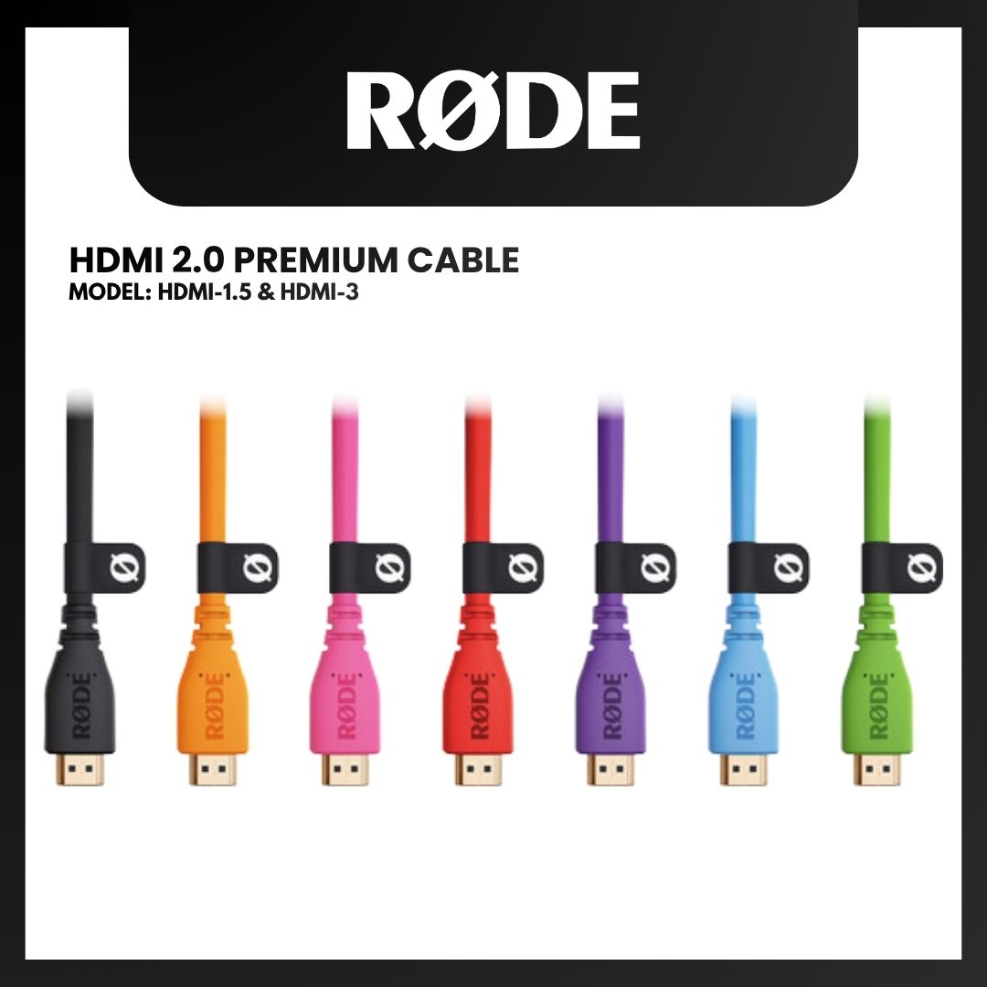 RODE HDMI 2.0 PREMIUM HDMI CABLE  ACCESSORIES