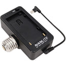 NANLITE NPF BATTERY ADAPTER w/ E27 HEAD