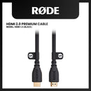 RODE HDMI 2.0 PREMIUM HDMI CABLE  ACCESSORIES