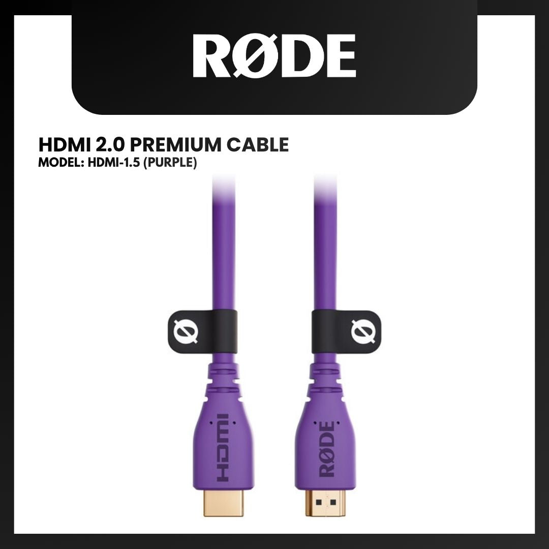RODE HDMI 2.0 PREMIUM HDMI CABLE  ACCESSORIES