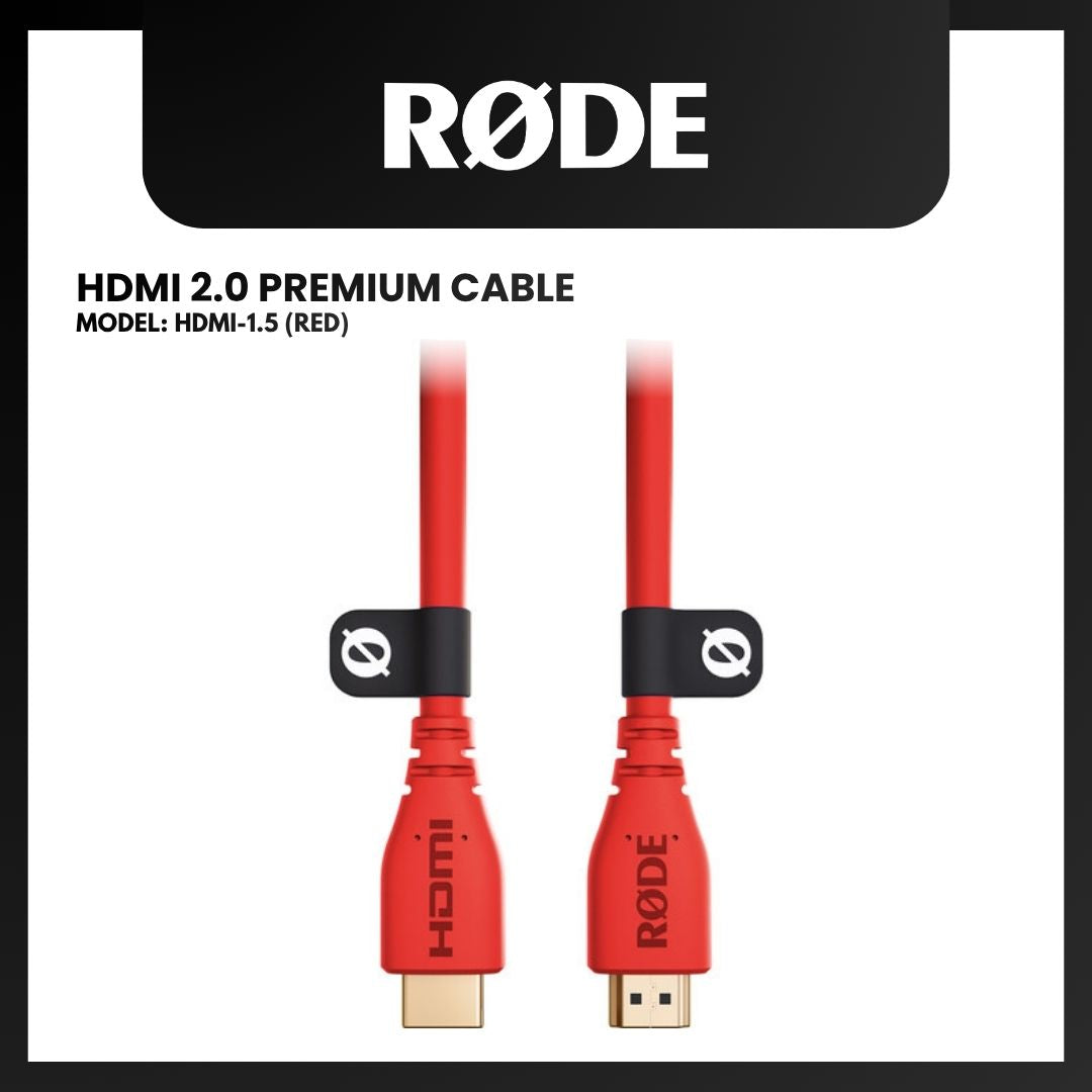 RODE HDMI 2.0 PREMIUM HDMI CABLE  ACCESSORIES