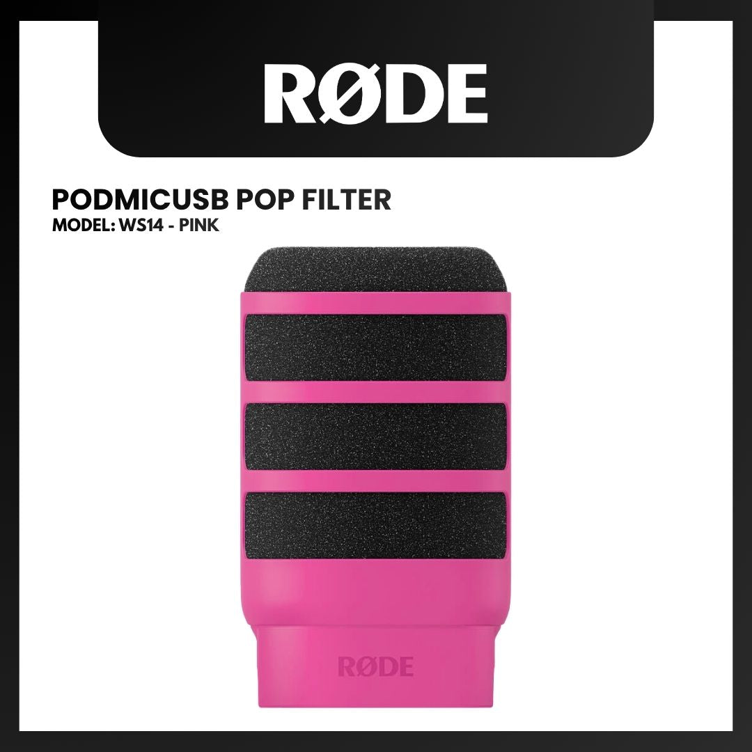 RODE WS14 PODMICUSB POP FILTER PACKAGED
