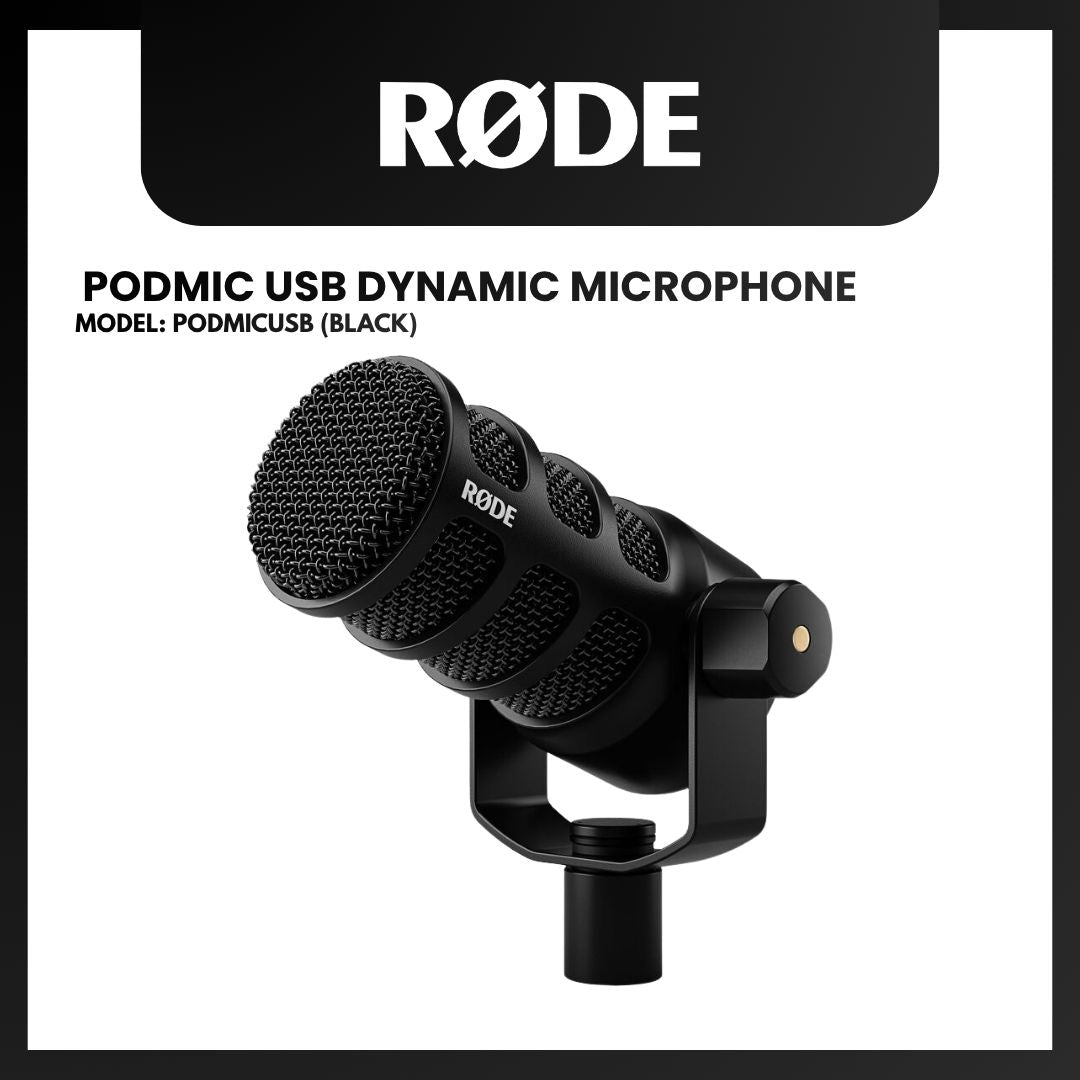 RODE PODMIC USB DYNAMIC BROADCAST MICROPHONE