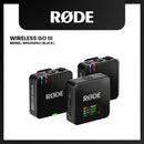 RODE WIRELESS GO III COMPACT WIRELESS MICROPHONE SYSTEM
