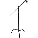 MATTHEWS 40" C+STAND W/SPRING LOADED TURTLE BASE, GRIP HEAD & ARM - BLACK