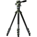 TILTA TRAVEL VIDEO FLUID HEAD w/ 3-STAGE CARBON FIBER TRIPOD LEGS (5KG)
