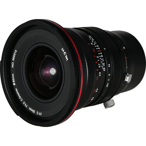 LAOWA VENUS OPTICS 20mm f/4 FF ZERO-D SHIFT LENS FOR LEICA L, CANON ER/RF, NIKON Z