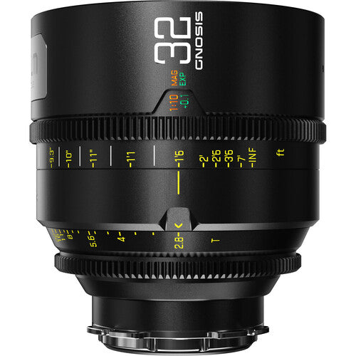 DZOFilm 32mm T2.8 Gnosis Macro Prime Lens (LPL with PL & EF Mounts, Feet)