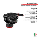 Manfrotto MVH504XAH 504X Fluid Video Head with Flat Base - MQ Group
