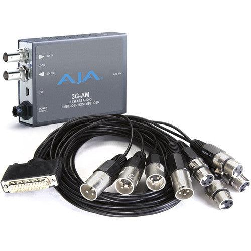 AJA 3G-SDI 8-Channel AES Embedder/Disembedder, bal. XLR - MQ Group