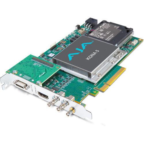 AJA 12G-SDI I/O, 10-bit PCIe card, HDMI 2.0 output w/ HFR support (ATX Power) - MQ Group
