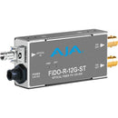 AJA FiDO 1-Channel Single Mode ST Fiber to 12G-SDI Receiver - MQ Group