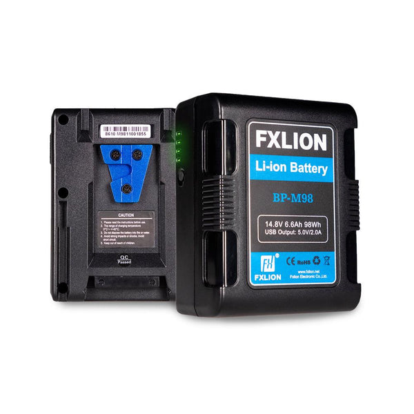 Fxlion 98Wh 14.8V Mini Square V-lock Battery (Dual D-tap port) - MQ Group
