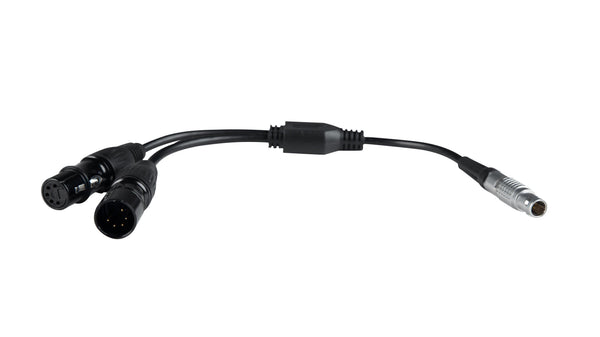 Nanlite DMX Adapter Cable with Aviation Connector | CB-DMX-ACP-1/2 - MQ Group