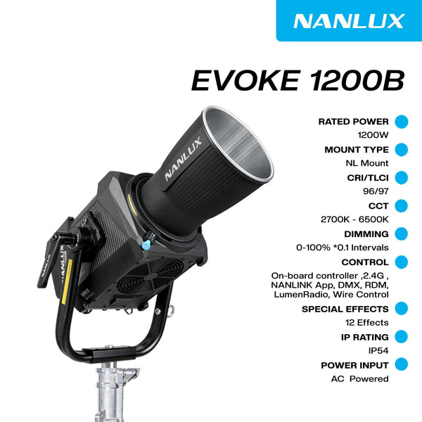 NANLUX Evoke 1200B 1200W Bi-color LED System, IP54 - MQ Group