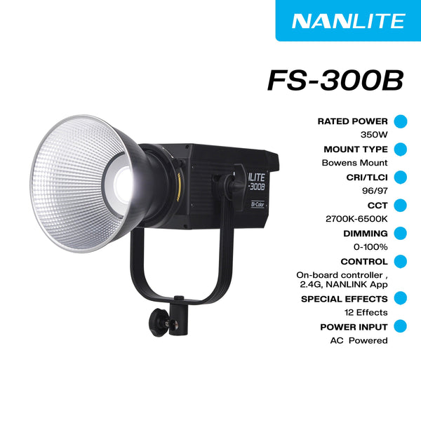 Nanlite FS-300B / FS 300 Bi-Color Monolight System - MQ Group