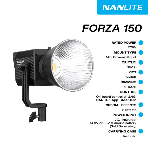 Nanlite Forza 150 Monolight Daylight Kit - MQ Group