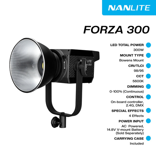 Nanlite Forza 300 Monolight Daylight System - MQ Group