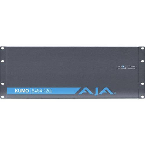 AJA  KUMO 64x64 Compact 12G-SDI Router, with 1 x 84W power supply - MQ Group