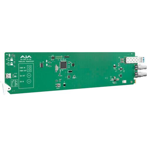 AJA OpenGear 12G-SDI/LC Single Mode LC Fiber Transceiver - MQ Group