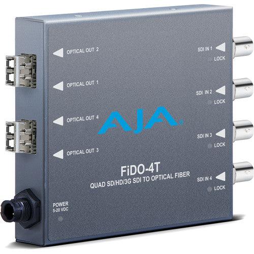 AJA FiDO 4-Channel 3G-SDI to Multi-Mode LC Fiber Transmitter - MQ Group