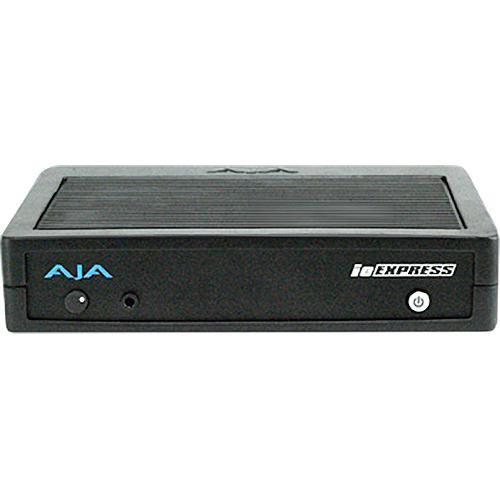 AJA IoExpress-PCIe Portable HD/SD I/O with PCIe card adapter, AC adapter - MQ Group