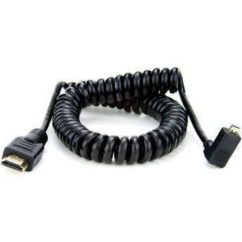 Atomos Coiled Right-Angle Micro to Full HDMI Cable (50cm) | SKU ATOMCAB013 - MQ Group