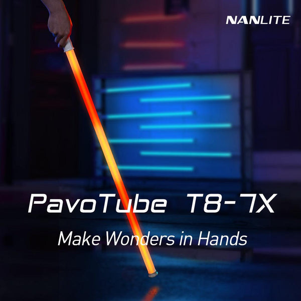 NANLITE Pavotube T8-7X RGBWW LED Pixel Tube Light Kit - MQ Group