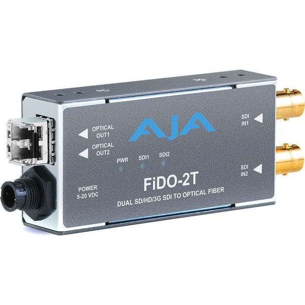 AJA FiDO 2-Channel 3G-SDI to Multi-Mode LC Fiber Transmitter - MQ Group