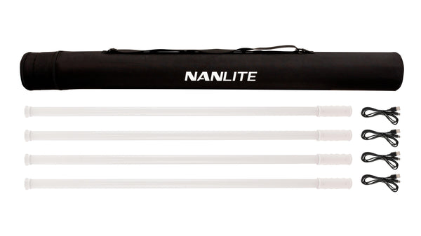 NANLITE Pavotube T8-7X RGBWW LED Pixel Tube Light 4 Light Travel Kit - MQ Group