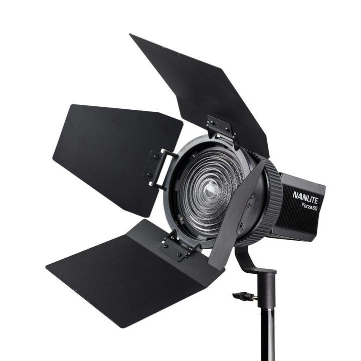 Nanlite FL-11 Mini Focusable Glass Fresnel with Barn doors kit - MQ Group