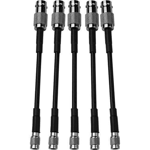 AJA Pack of 5 HDBNC Pigtails for KONA 5, Corvid 44 12G, HDR Image Analyzer 12G - MQ Group