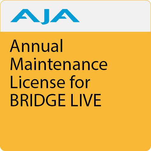 AJA BRIDGE LIVE Annual Maintenance License, annual from date of invoice - MQ Group